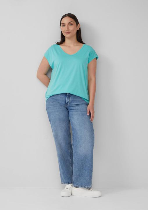 Produktbild S.Oliver T-Shirt Ärmelloses Relaxed-Fit-Shirt mit Cut-out und Schleife (46)