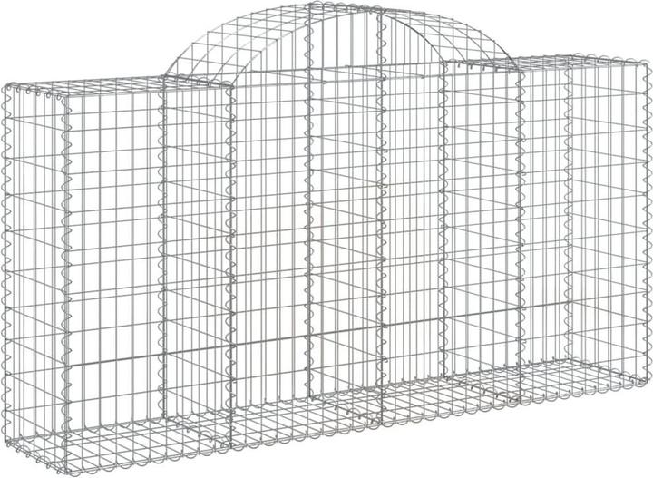 Produktbild VidaXL Gabionen mit Hochbogen 30 Stk 200x50x100/120cm Verzinktes Eisen