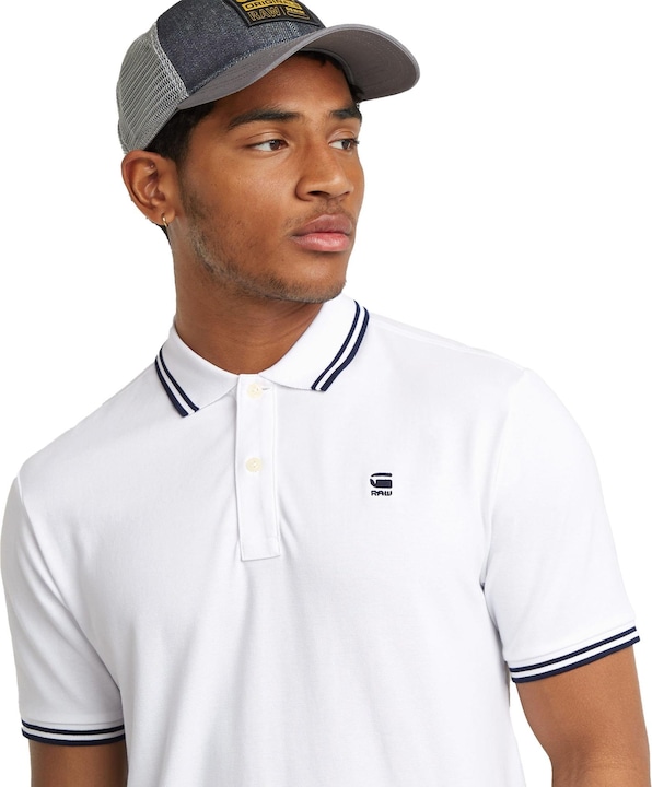 Actual product image G-Star Dunda Slim Stripe Polo (XL)
