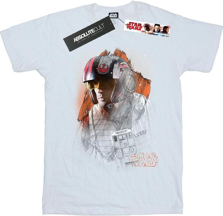 Produktbild Star Wars The Last Jedi Poe Dameron Brushed TShirt Jungen (128)