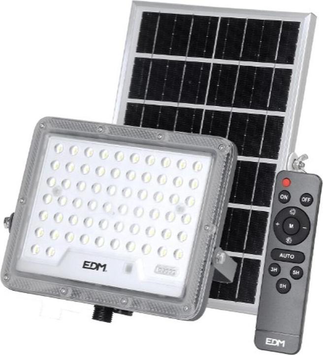 Actual product image EDM Slim solar projector spotlight 400 w 3500 lm 6500 k cold light (3500 lm, IP65)