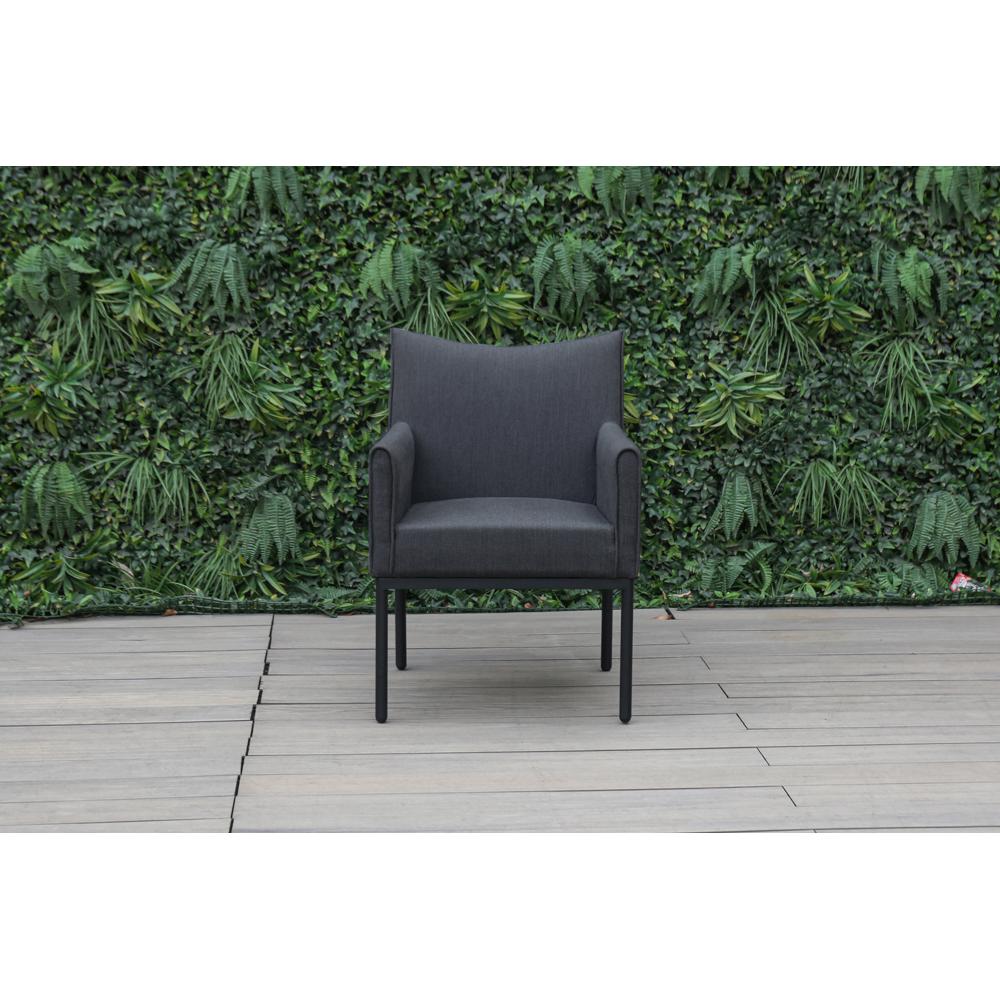 Outdoor Living, Gartenstühle, Lyon Dining Sessel Aluminium/Sunbrella