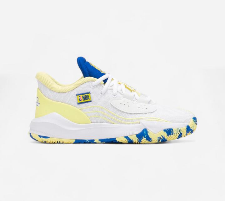 Actual product image Tarmak Kids Basketball Shoes low NBA Warriors - Fast 900 Low-1 white