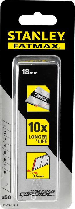 Actual product image Stanley Carbide snapoff blade (Replacement blade)