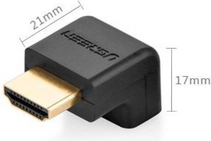 Image du produit Ugreen Adaptateur HDMI 90 degrés (HDMI, 7 cm)