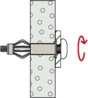 Actual product image Fischer SB cavity dowel (4 pcs.)