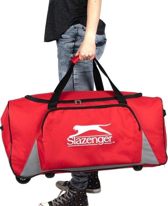 Actual product image Slazenger Torba Sportowa Podróżna Z Kółkami Czerwona (60 l)