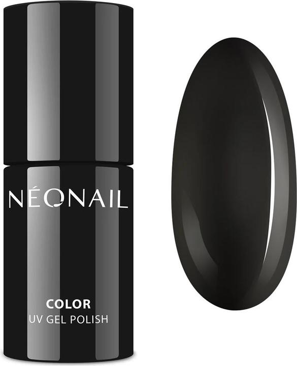 Neonail Pure Black Hybrid Nail Polish 72ml (Pure Black, UV gel varnish)