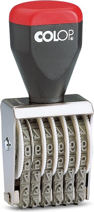 Actual product image Colop Numeral ribbon stamp - open models