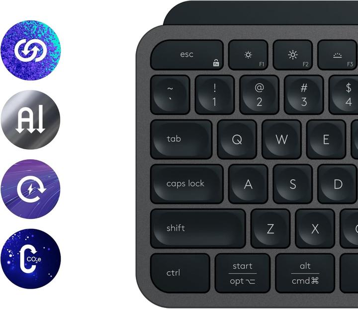 Actual product image Logitech MX Keys S (English-international, Wireless)