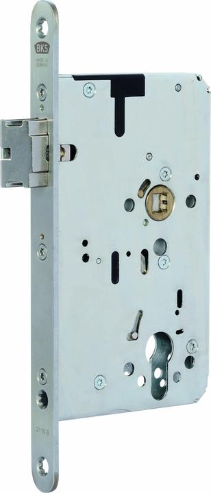 BKS Serrure de porte de secours B-21100-22-L-8 1 vantail, fonction B, têtière ronde 24,PZ 65 univ.