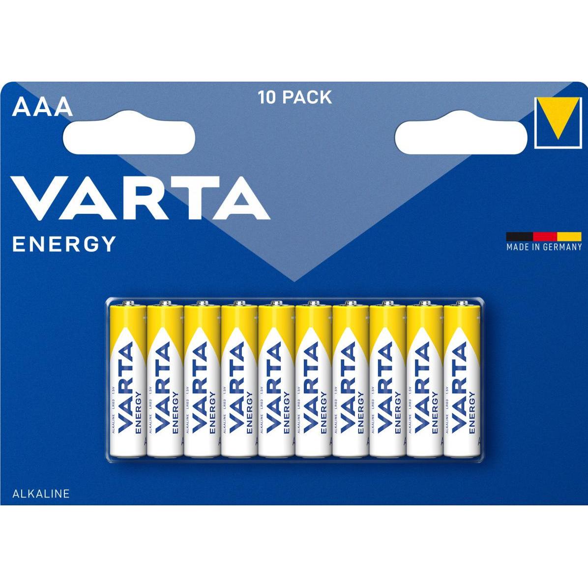 Varta Energia (10 pz., AAA, 1200 mAh), Batterie + pile