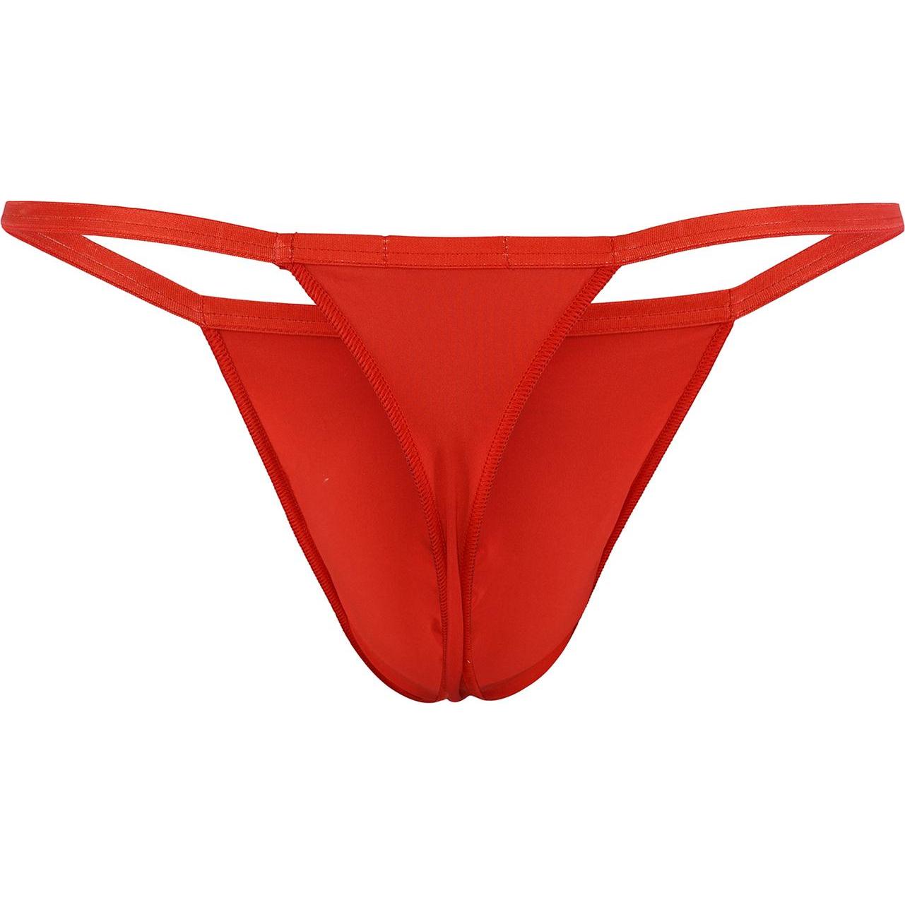 Thumbnail - HOM, Herren, Unterhosen, Plume String, Rot, (L)
