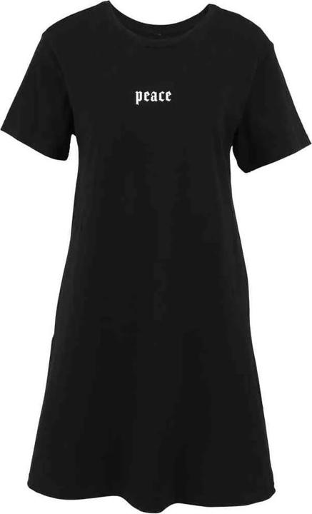 Produktbild Miss Tee Peace Hands Back Print TShirt Kleid (S)