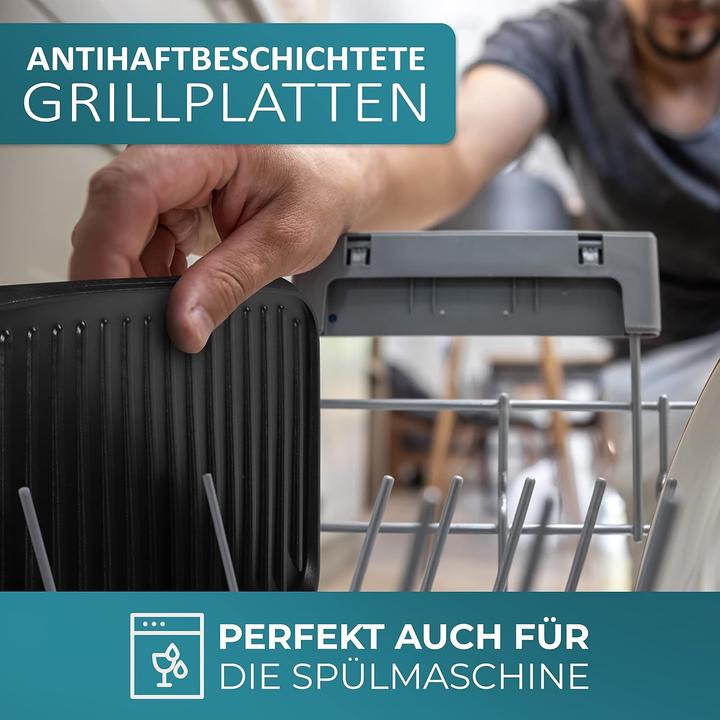 Image du produit Steinborg Kontaktgrill mit abnehmbaren Platten