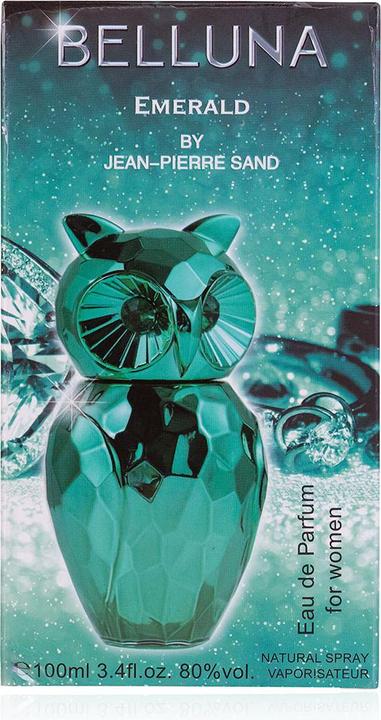 Actual product image Accentra Eau de Parfum für Damen BELLUNA EMERALD in Eulen-Form (Eau de parfum, 100 ml)