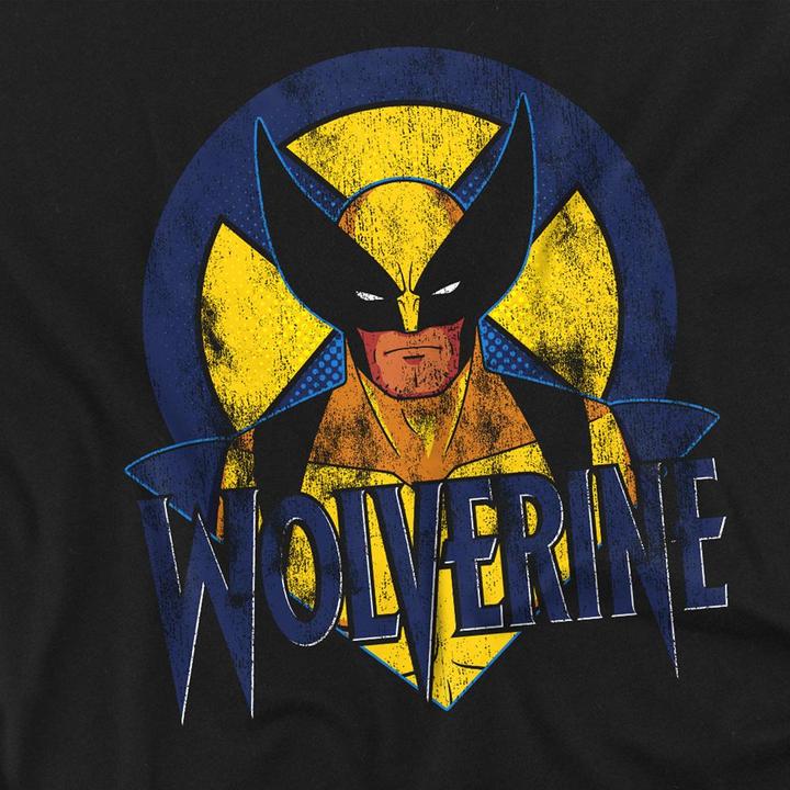 Actual product image Unisex Adult X-Men Wolverine Retro T-Shirt (XL)