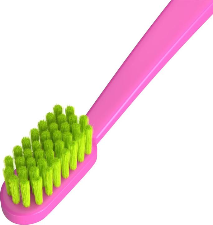 Actual product image Mediblanc - Ultra Soft Toothbrush Pink/Green 2 pcs (Extra soft, 2x)