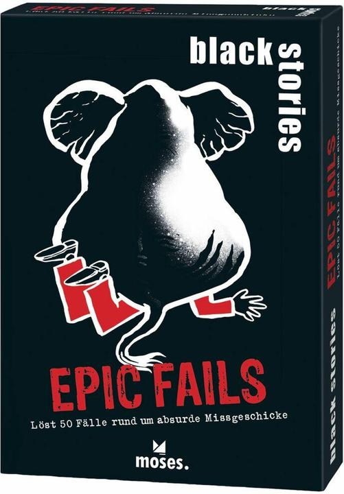 Actual product image black stories Epic Fails (German, 2 - 10 Players)