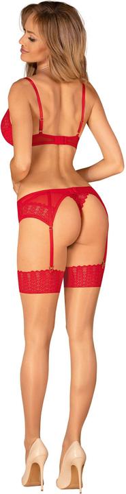 Productafbeelding Obsessive Ingridia 3teiliges Set Rot (M, L)