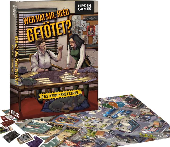 Immagine prodotto Hidden Games HID00017 - Gioco da tavolo sul crimine: Chi ha ucciso il signor Reed? (EN) (Tedesco, 2 - 6 Giocatori)