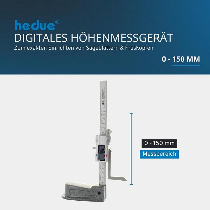 Produktbild Hedue Digitales Höhenmessgerät (15 cm)