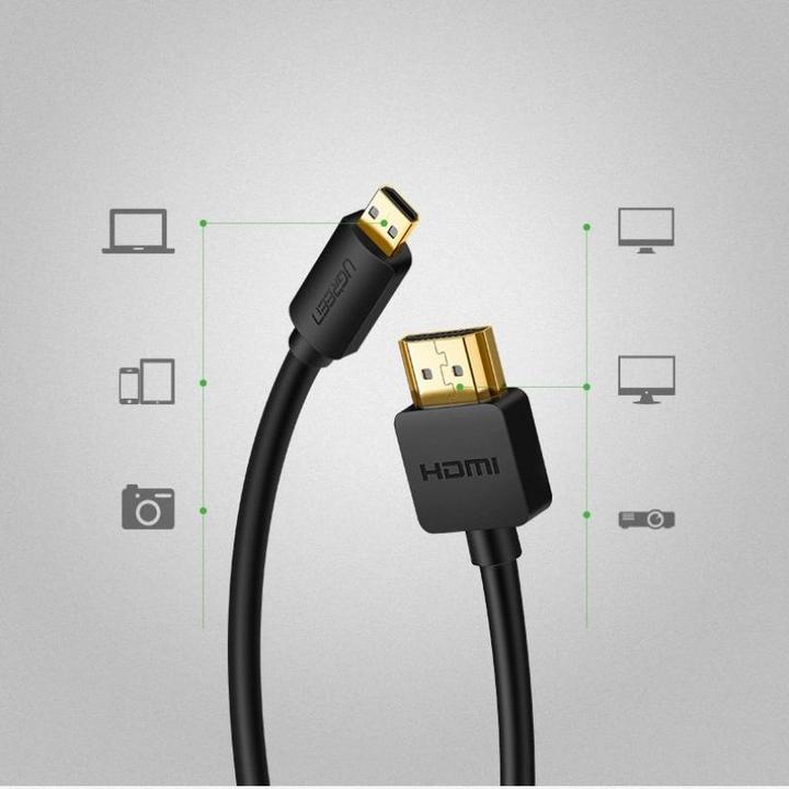 Immagine prodotto Ugreen Micro HDMI a HDMI 19pin 4K 60Hz 2.0V oro (1.50 m)