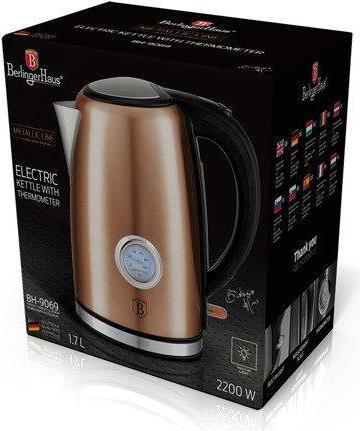 Immagine prodotto BerlingerHaus Bollitore elettrico da 1,7 l con termometro BH-9069 (1.70 l)