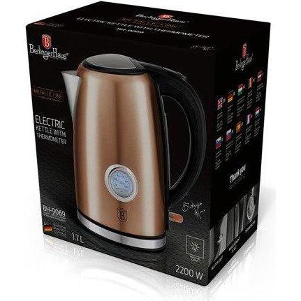 Thumbnail - BerlingerHaus Electric kettle 1.7 l with thermometer BH-9069, Wasserkocher, Rosa