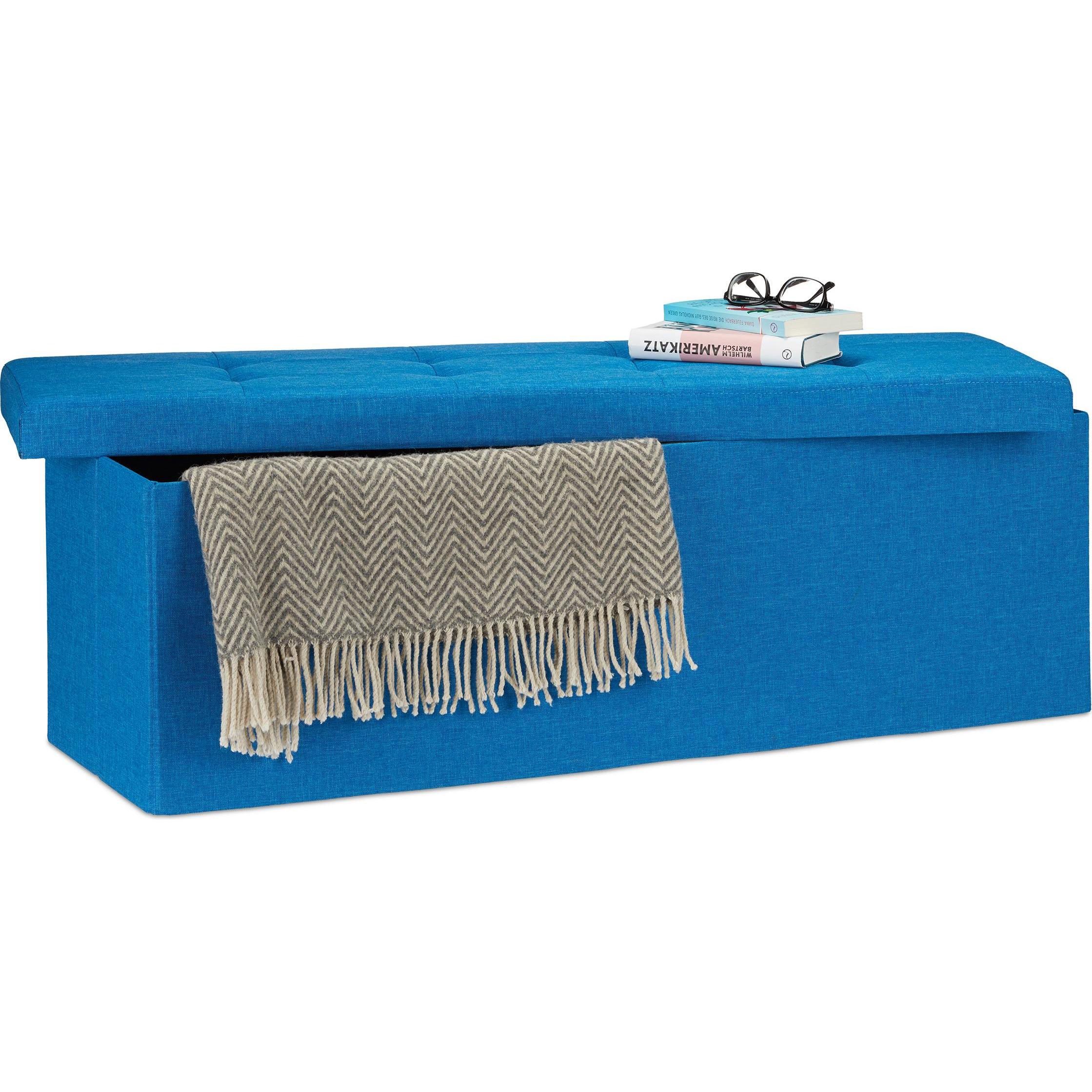 Relaxdays, Sitzbank, Faltbare Sitzbank (38 cm)