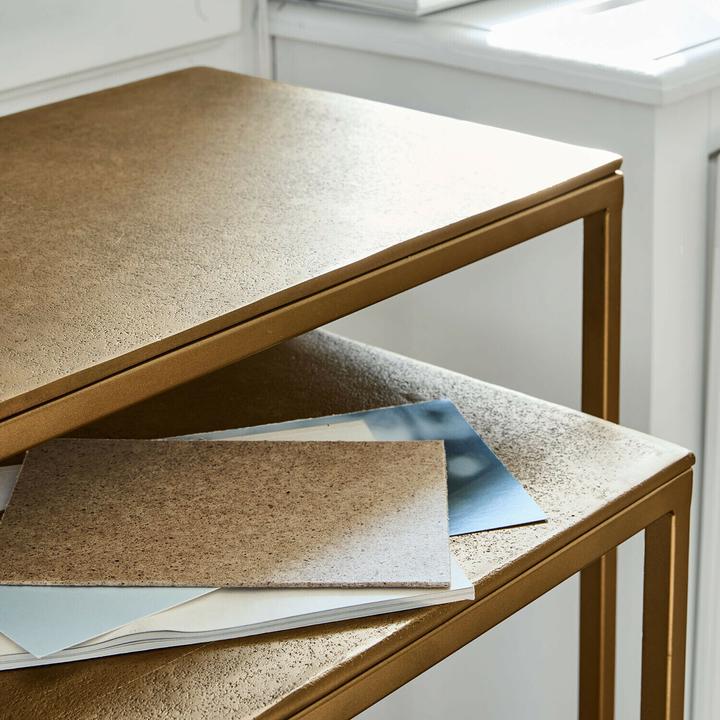 Image du produit Loberon Konsole 2er Set Olvenzo antikmessing (118 x 30 x 78 cm)