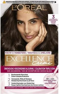 Image du produit L'Oréal Paris Loreal Excellence 3 Dark Brown