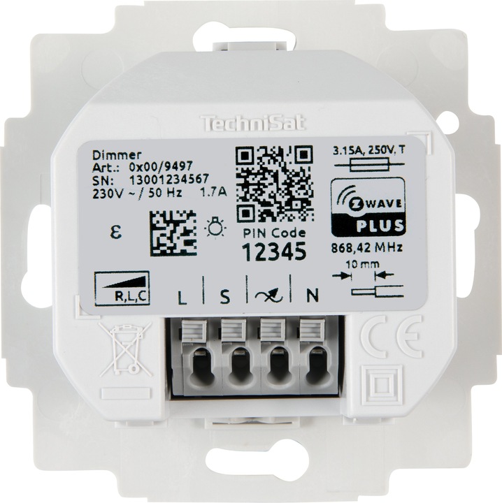 Produktbild TechniSat UP-Einsatz Dimmer (Dimmaktor)