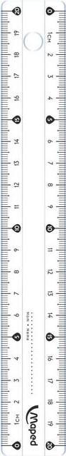 Actual product image Maped Flat ruler Start 146, 200 mm, made of plastic (20 cm, Plastic)