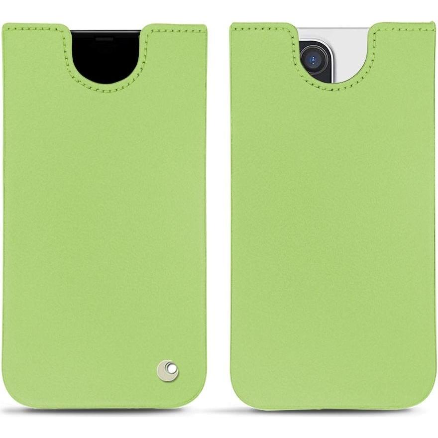 Noreve Lederschutzhülle (Apple iPhone 13 Pro), Smartphone Hülle, Grün