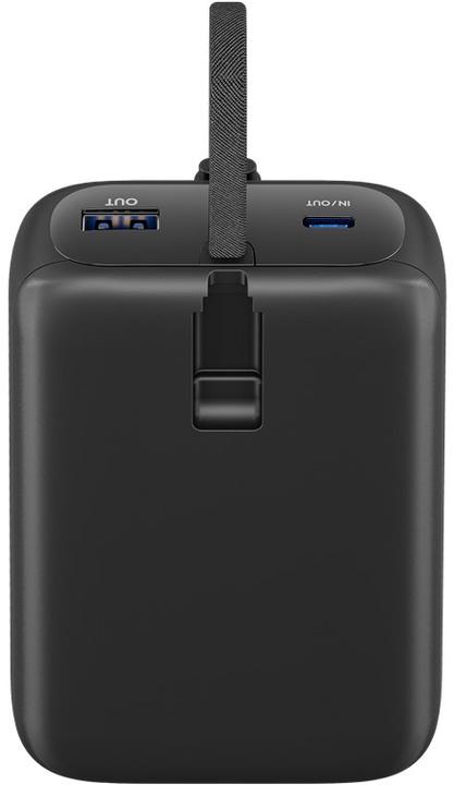 Produktbild Goobay Powerbank 20.000 mAh mit integriertem USB-C-Kabel (20000 mAh, 20 W, 15 Wh)
