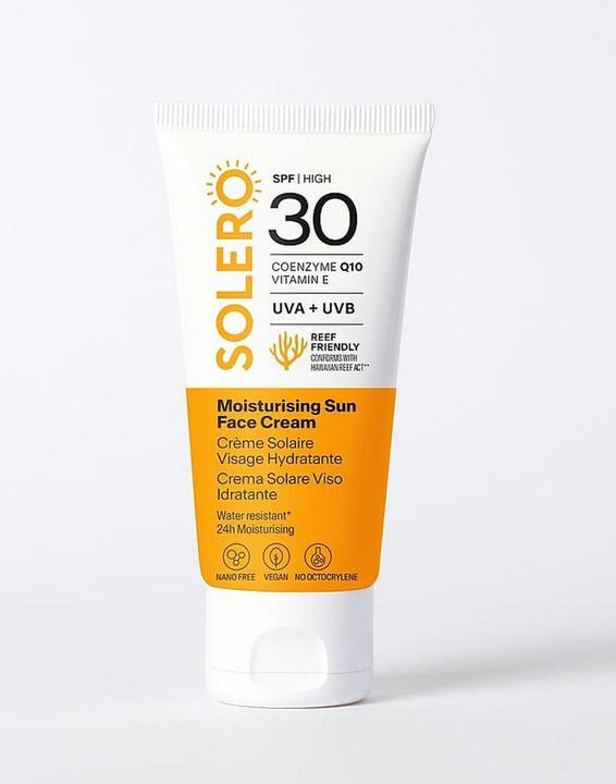 Image du produit Solero Sonne Gesichtscr feuch SPF30 50ml (Crème solaire visage, SPF 30, 50 ml)