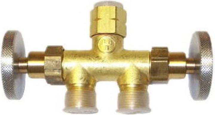 Borrmann Brenner Manifold valve with 2 outlets, for connection to R RS and RDS
