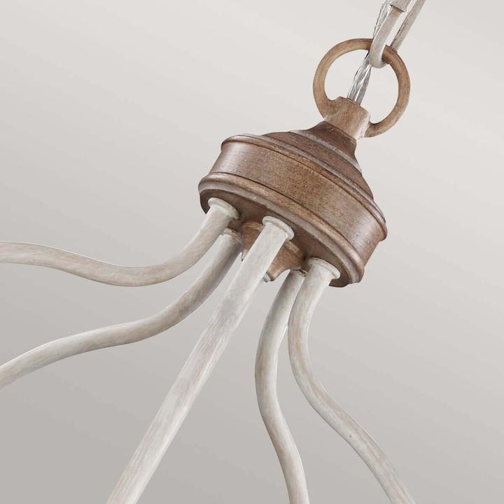 Produktbild Elstead Lighting Hartsville Kronleuchter E14 5-fach Chalk Washed, Beachwood (56.80 cm)
