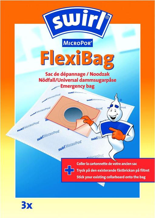 Produktbild Swirl Dammsugarpåsar SOS Flexibag 3 (1 x)
