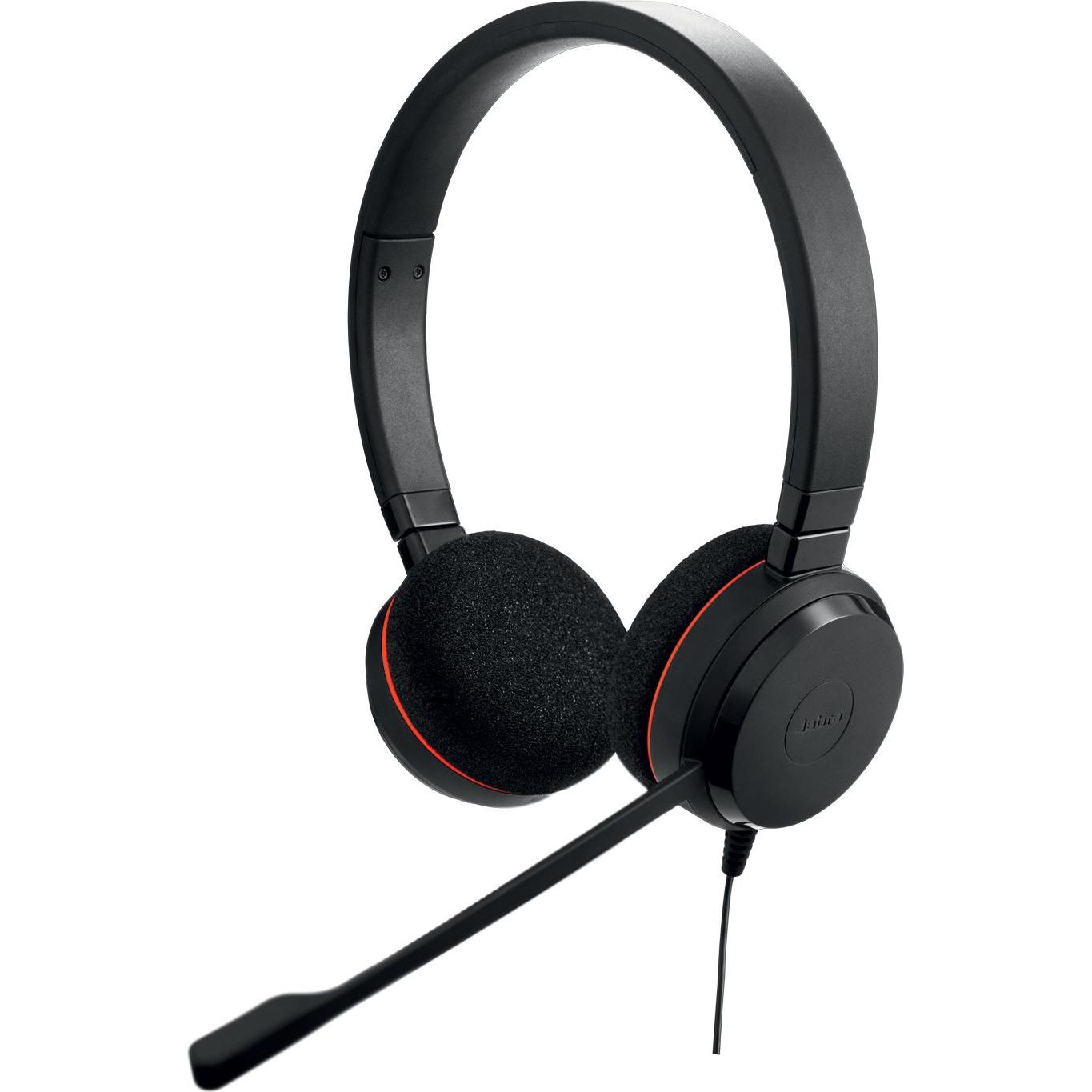 Jabra Nero Evolvi 20 (Cablato, Usb-C, Team Microsoft), Cuffie Da Ufficio,