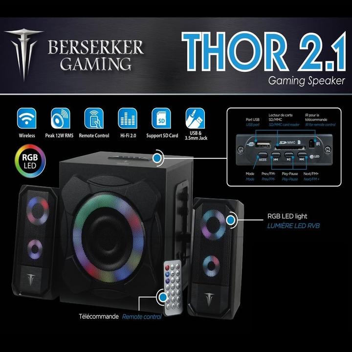 Actual product image Berserker Gaming Thor 2.1