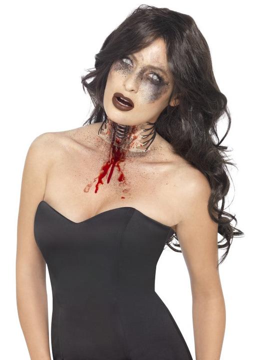 Produktbild Smiffys Zombie - Exposed Throat Wound