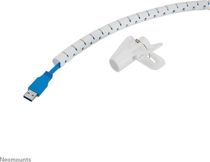 Produktbild Neomounts Kabelspirale 1-3 Kabel weiss/universal/15mm Durchmesser (Kabelschlauch, 200 cm)