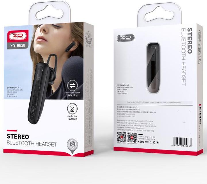 Immagine prodotto xO Auricolare Bluetooth BE28 nero (Senza fili)