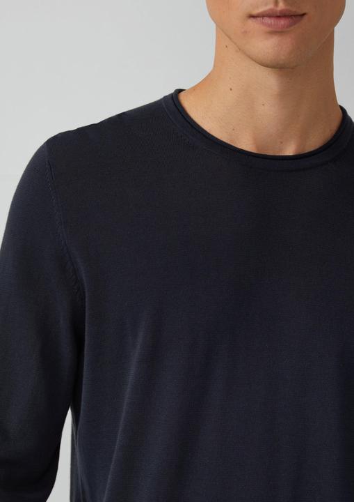 Produktbild s.Oliver Strickpullover Leichter Feinstrick-Pullover aus reiner Baumwolle (M)