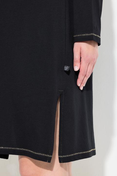 Image du produit Ulla Popken Grands t-shirts en lot de 2, col rond/V, manches longues (50, 52)