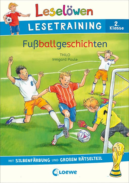 Produktbild Leselöwen Lesetraining 2. Klasse - Fussballgeschichten (Deutsch, 2022)