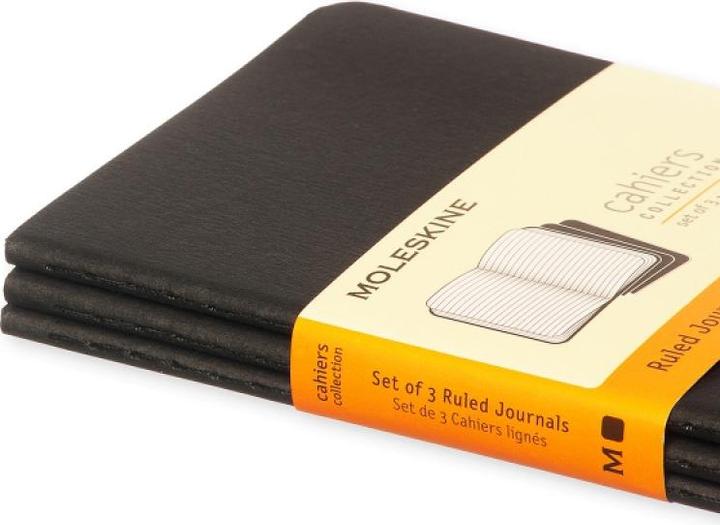 Immagine prodotto Moleskine Set tascabile Cahier di 3 (A6, Righe, Copertina morbida)