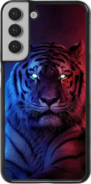 Actual product image PhoneLook Cover Tiger Blue Red (Samsung Galaxy S22+)
